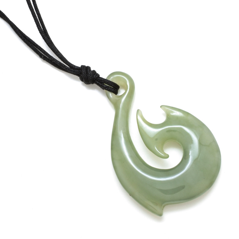 Maorský háček zelený jadeit